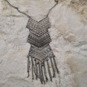 Oxidised Silver Necklace