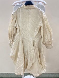Elegant Cream Linen Tunic