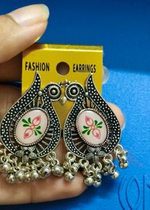Two Designer Jhumka Earrings &amp; One earring free