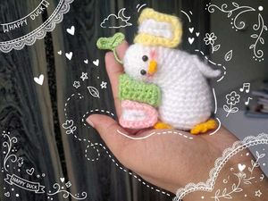 Handmade Crochet Duck Plush Toy