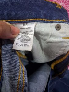 Aeropostale Blue Distressed Jeans+ Free shirt