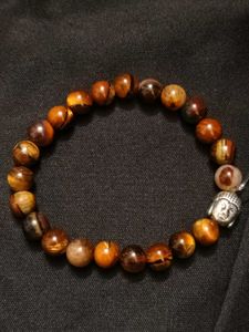 Elegant Tiger Eye Buddha Bracelet ✨