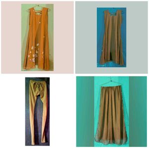 Churidar Nude Suit Women's