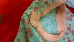 Cute Floral Baby Sleepsuit