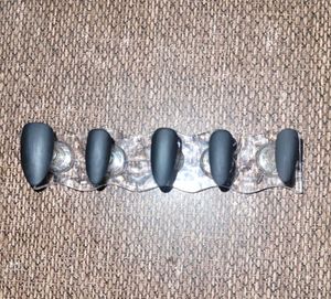 Matte Black Press-On Nails