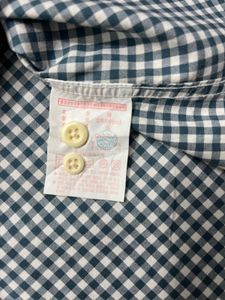 Men's Gingham Checkered Casual Shirt