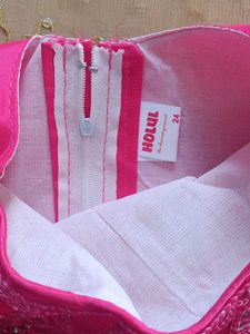 Stunning Pink Embellished kids frock