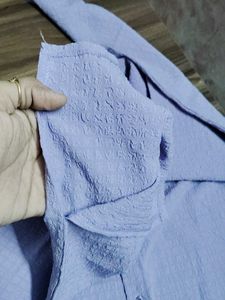 Textured Button-Up shirt for women
