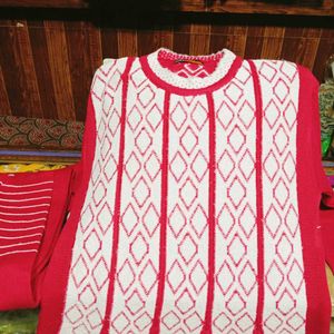 Woolen Anarkali Kurti Set