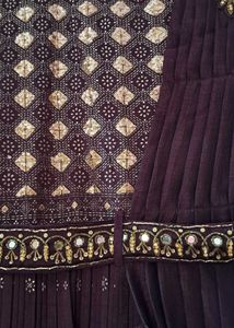 sequence choli dress