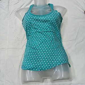 Cute Polka👗 Dot Tank Top