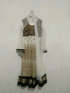 Elegant Embroidered Anarkali Suit