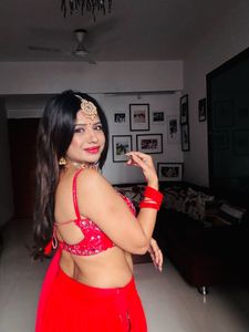 Red Festive Lehnga
