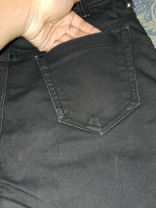 Black Denim Overalls