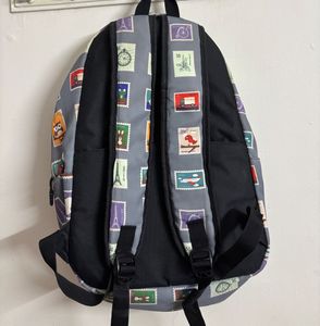 Cute Stamp Print Backpack