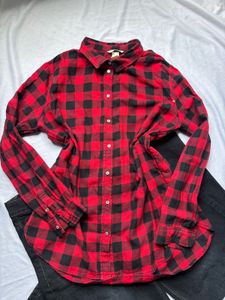 Red &amp; Black Checkered Shirt