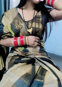 Elegant Women's Saree+stiched blouse