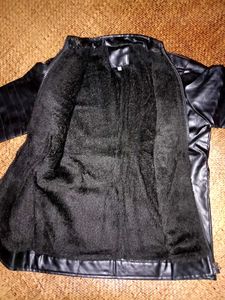 Black Faux Leather Jacket