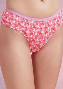 Cute Pink Heart Print Briefs