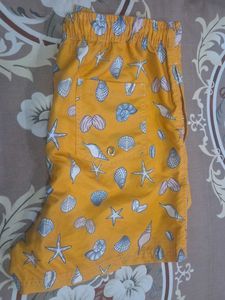 Men's Shell Print Swim Shorts