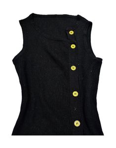 Asymmetrical black dress