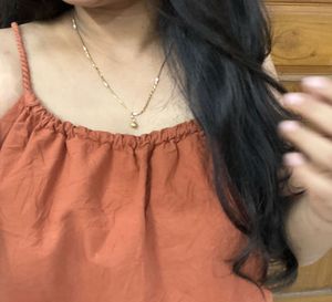 Rusty Orange  Top ( fixed price as it is already l