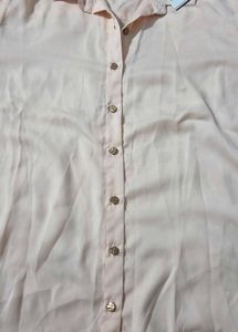 Classic Peach Button-Up Shirt