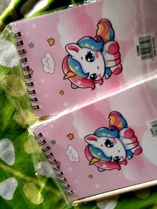 Cute Unicorn Scratch Notebook Set