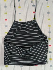 Shien halter neck backless top