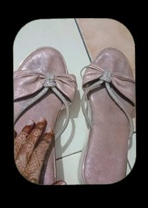 Sparkly Bow Flip-Flops
