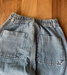 Light Wash Cargo Jeans