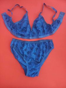 Pack Of 3 Lace Detail Lingerie Set