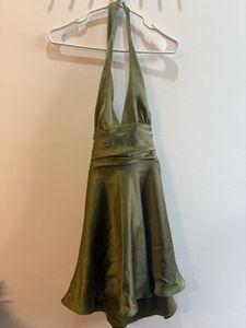 Satin tie back ZARA dress (New with tags)