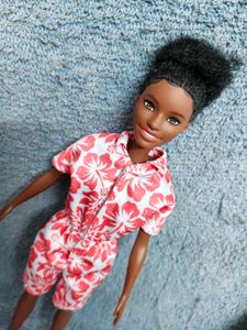 Barbie Doll Red Floral Playsuit