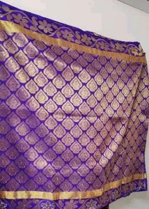 Elegant Purple Brocade Fabric