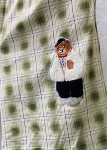 Cute Plaid Bear Shorts