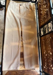 Chic Beige straight fit Trousers