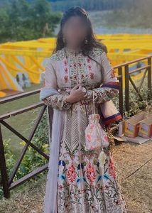 Embroidered Lehenga with Tassel Detail