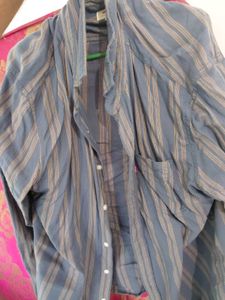 LEVIS Men's Striped Casual Shirt XL
