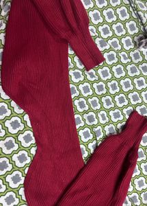 Burgundy Knit Sweater or shrug