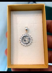 Om Pandent Pure Silver