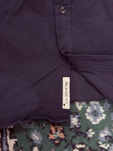 Calvin Klein Men's Navy Button-Up Shirt