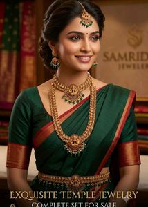 Exquisite Temple Jewellery Set