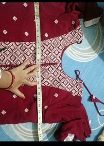 Elegant Maroon Ethnic Gown