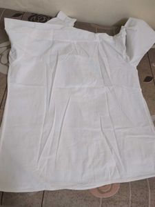 SALE!!ivory classic white tunic top
