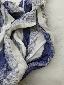 Blue Striped Maxi Dress with pockets
