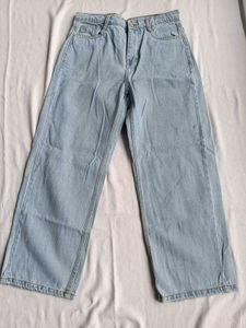 Light Wash Wide Leg Jeans