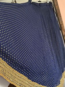 Blue lehnga
