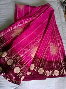 New Purple Colour double Shade Saree