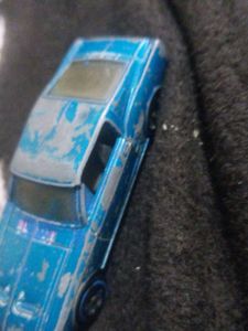 Vintage Blue Toy Car